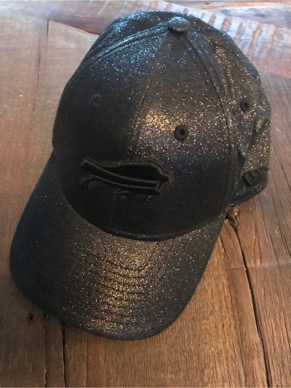 NWOT Buffalo Bills New Era Women's Sparkly 9FORTY Adjustable Hat - Picture 3 of 6